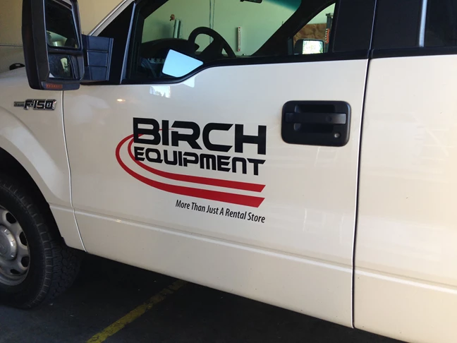  - Vehicle Graphics - Ready-To-Apply Graphics - Birch Equipment - Burlington, WA