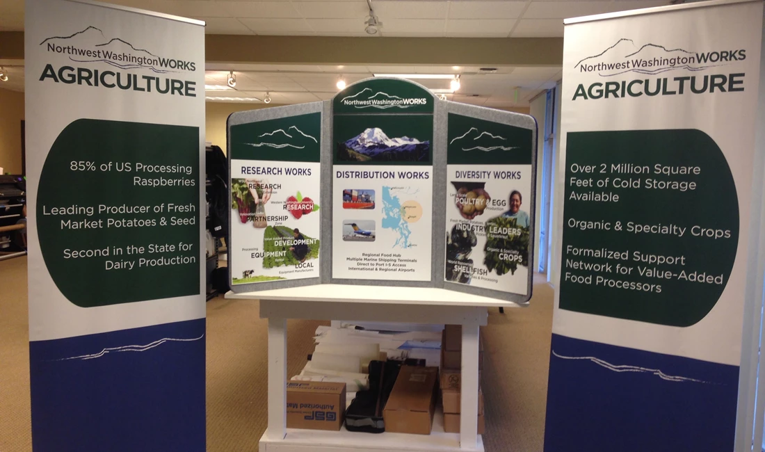  - Tradeshow Displays - Retractable Banners & Tabletop Display - Economic Development Association of Skagit County - Mount Vernon, WA