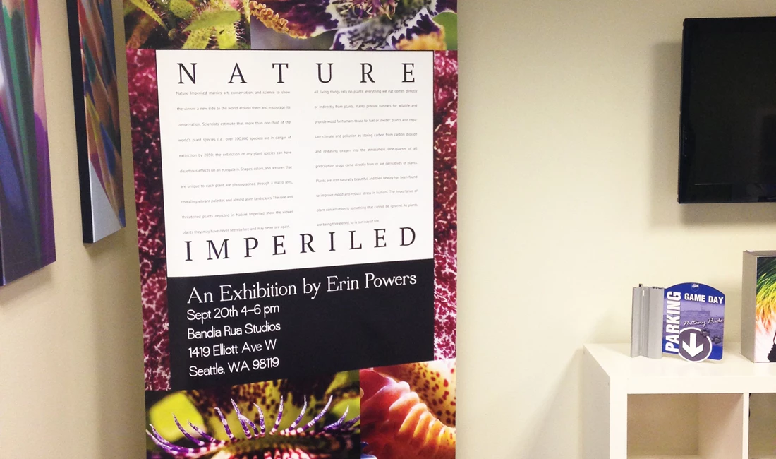  - Tradeshow Display - Retractable Banner - Erin Powers Photography - Seattle, WA