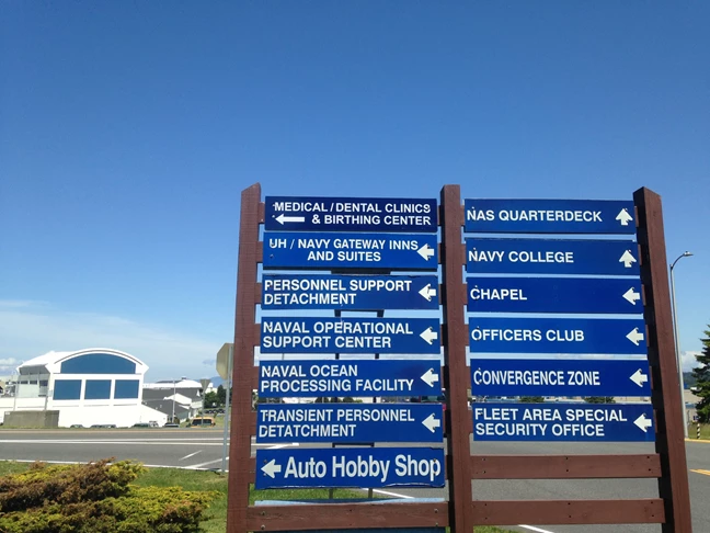  - Architectural Signage - Wayfinding Signage - Naval Hospital Oak Harbor - Oak Harbor, WA