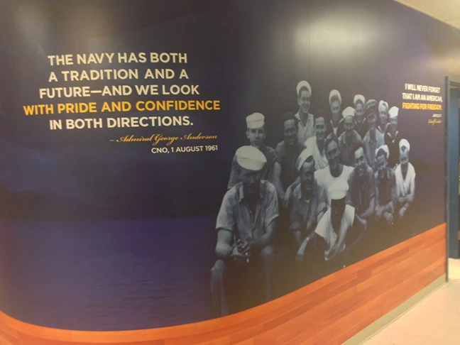  - Custom Graphics - Custom Wallpaper - Navy Exchange Whidbey Island - Oak Harbor, WA