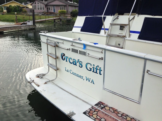  - Vehicle Graphics - Boat Lettering - Orca