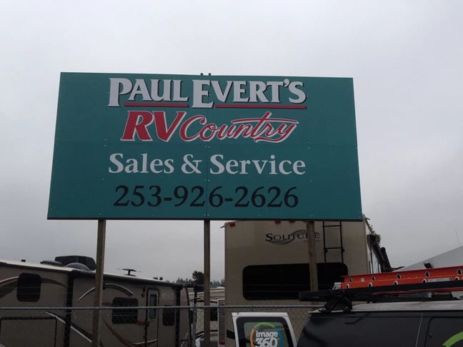  - Architectural Signage - Post & Panel Sign - Paul Evert