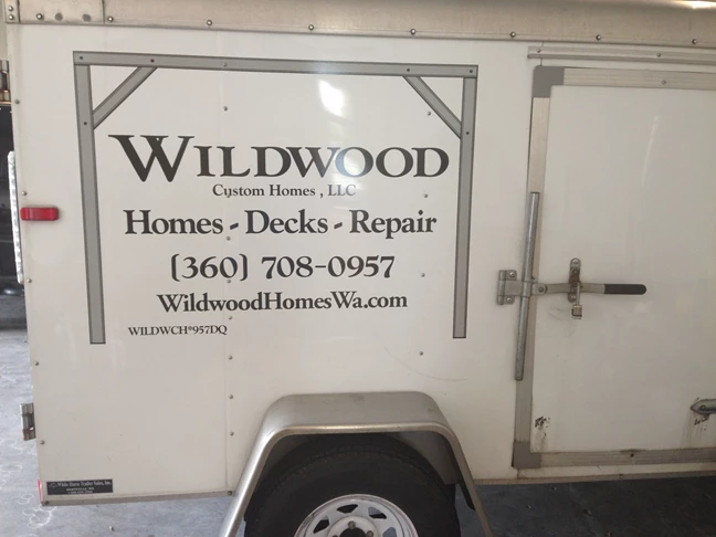  - Vehicle Graphics - Ready-To-Apply Graphics - Wildwood Custom Homes - Anacortes, WA