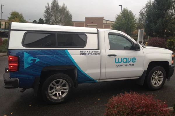 Wave Broadband - Truck Wrap - La Conner, WA